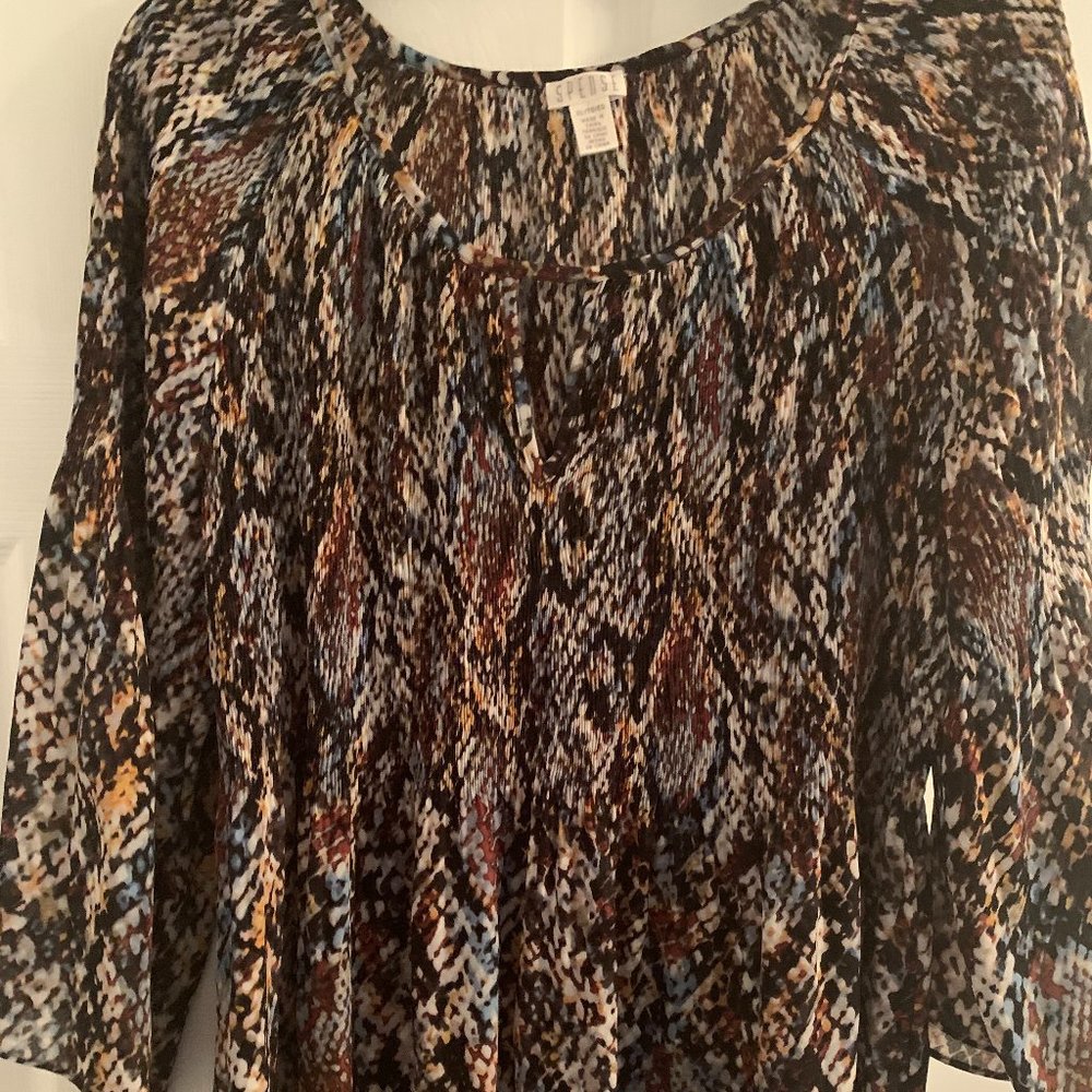 SPENSE TOP SIZE XL WITH BUTTERLY SLEEVES